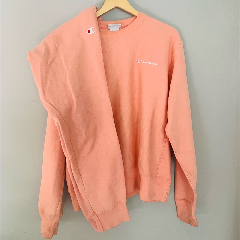 Champion Coral Peach Sweatsuit